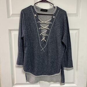 Miracle Berry Laced Up Front Top